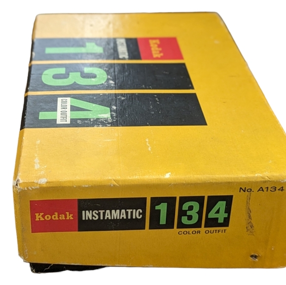 Vtg Kodak Instamatic 134 Color Outfit Camera Original Box & Batteries 1969 RARE - Picture 6 of 16